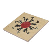 Saxophon Dance Fliese (Seite)