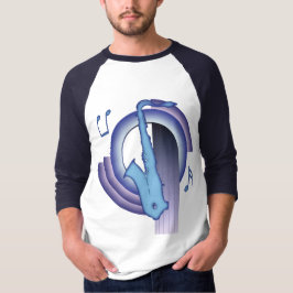 Saxophon Deco2 T-Shirt