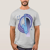Saxophon Deco2 T-Shirt (Vorderseite)