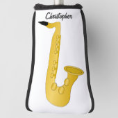 Saxophon-Design Golf Headcover (Rotieren 90)