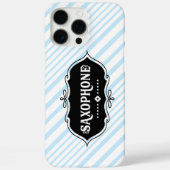 Saxophon Emblem Case-Mate iPhone Hülle (Rückseite)