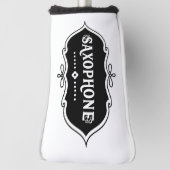 Saxophon Emblem Golf Headcover (Rotieren 90)