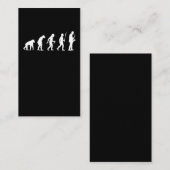 Saxophon Evolution Windinstrument Musiker Visitenkarte (Vorne/Hinten)