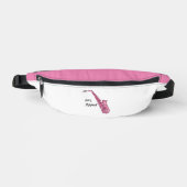 Saxophon Fanny Pack Bauchtasche (Vorderseite)
