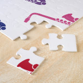 Saxophon farbenfrohe Fun Array Music Puzzle (Seite)