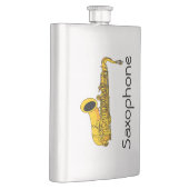 Saxophon Flachmann (Rechts)