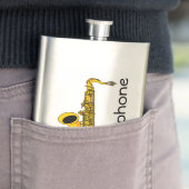 Saxophon Flachmann (Beispiel)