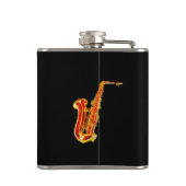 Saxophon Flachmann (Rückseite)