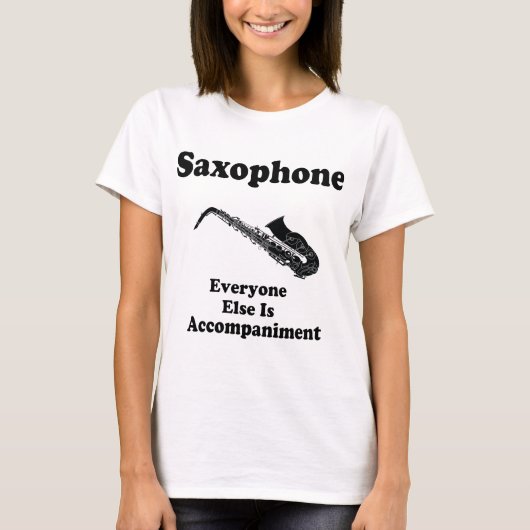 Saxophon-Geschenk T-Shirt (Vorderseite)