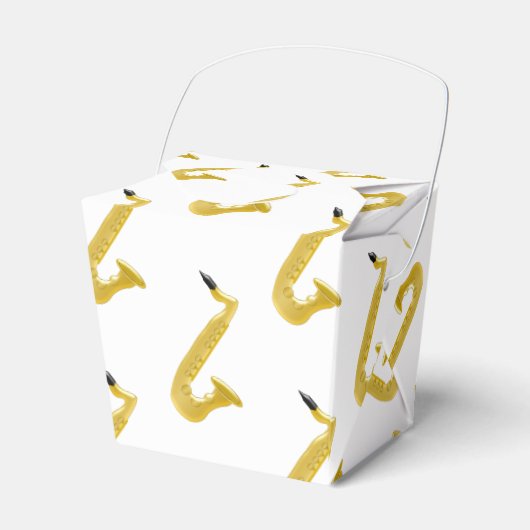 Saxophon Geschenkschachtel (Vorderseite)