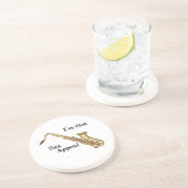 Saxophon Getränkeuntersetzer (Seite)