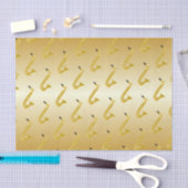 Saxophon-Gold gefärbt Seidenpapier (Handwerk)