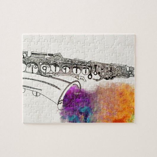 Saxophon-Heilen Puzzle (Horizontal)