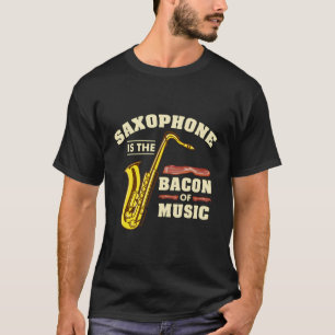 Saxophon ist das Becken der Musik Saxophone Player T-Shirt