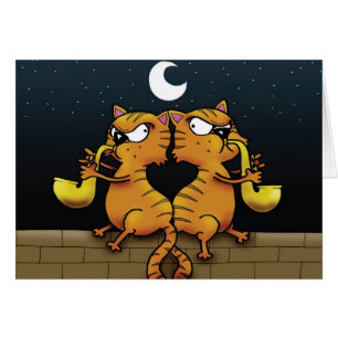 Saxophon-Jazz-Katzen