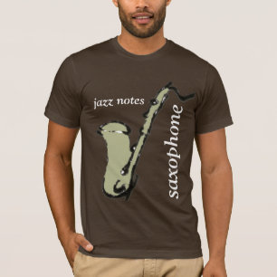 Saxophon, Jazz Music T-Shirt