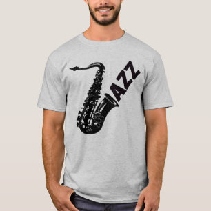 Saxophon-Jazz, Saxophonspieler T-Shirt
