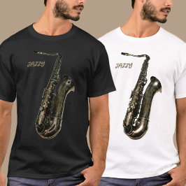 Saxophon Jazzy Fotografy T-Shirt