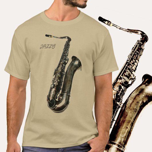 Saxophon Jazzy Fotografy T-Shirt