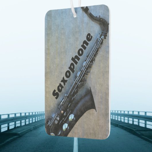 Saxophon Jazzy Saxy Blues individuell anpassbar Autolufterfrischer