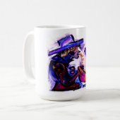 Saxophon Kaffeetasse (Vorderseite Links)