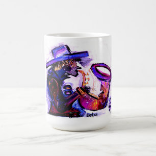 Saxophon Kaffeetasse