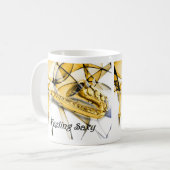 Saxophon Kaffeetasse (Vorderseite Links)