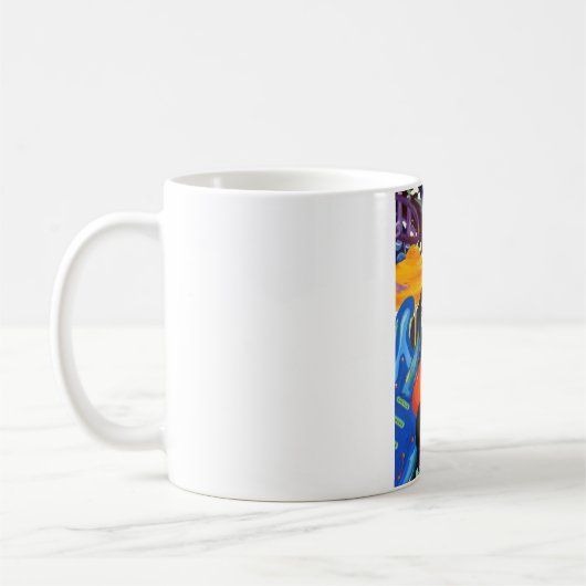 Saxophon Kaffeetasse (Links)