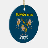 Saxophon Keramik Ornament (Rechts)