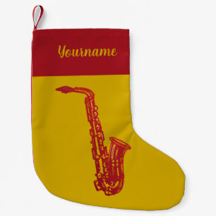Saxophon Kleiner Weihnachtsstrumpf