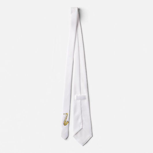 Saxophon Krawatte (Rückseite)