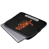 Saxophon Laptopschutzhülle (Vorne Knopf)
