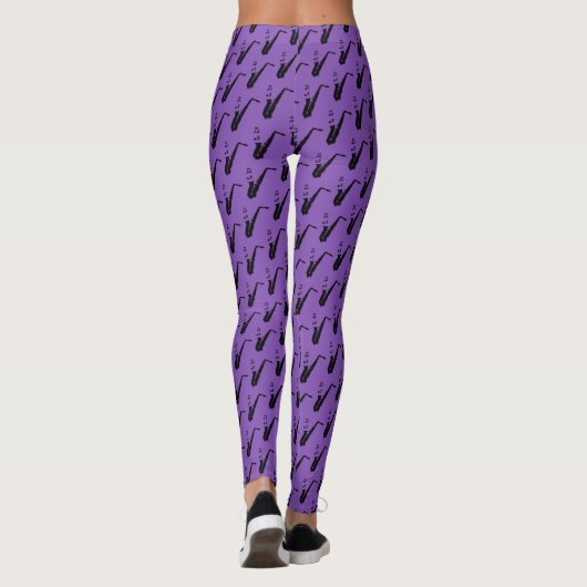 Saxophon Leggings (Rückseite)