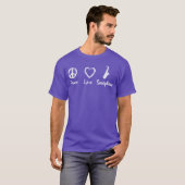 Saxophon Liebe lustig T-Shirt (Vorne ganz)