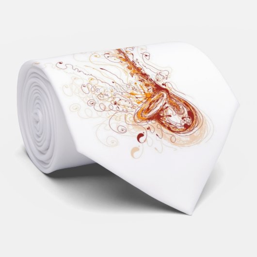 Saxophon-Liebhaber Krawatte (Gerollt)