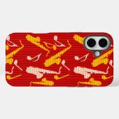 Saxophon Lines Case-Mate iPhone Hülle (Rückseite (Horizontal))