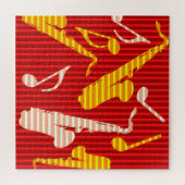 Saxophon Lines Puzzle (Horizontal)