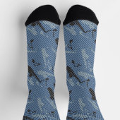 Saxophon Lines Socken (Oben)