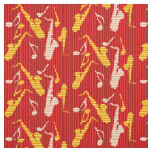Saxophon Lines Stoff (Muster)