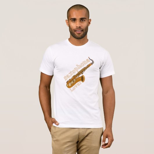 Saxophon Lover T-Shirt (Vorne ganz)