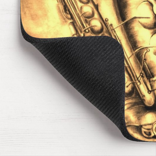 Saxophon machen frohen Geräusche auf den Lord! Mousepad (Ecke)