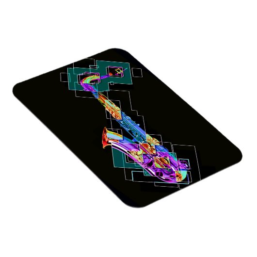 Saxophon Magnet (Rechte Seite)