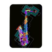 Saxophon Magnet (Vertikal)