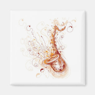 Saxophon-Magnet Magnet