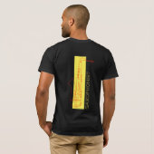 Saxophon minimalistisch schwarz Rot Moderne Saxoph T-Shirt (Schwarz voll)