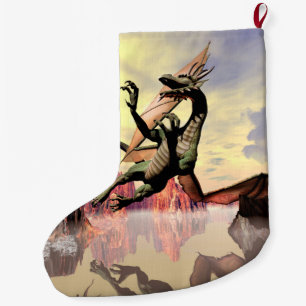 Saxophon mit Grundgedanken Großer Weihnachtsstrumpf