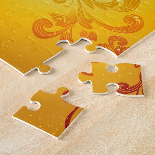 Saxophon mit Grundgedanken und Clef Puzzle (Seite)