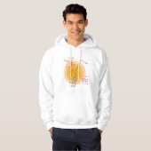 Saxophon Modern Graphic Saxophonist Jazz Festival Hoodie (Vorne ganz)