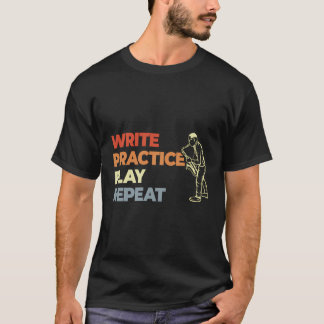 Saxophon Motivation Vintag Look T-Shirt