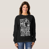 Saxophon Musical Instrument Player Jazz Musiker Sweatshirt (Vorne ganz)